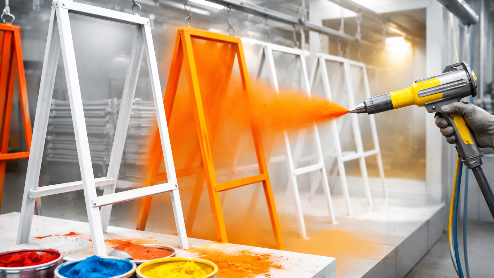 Farba proszkowa do Stojaków Reklamowych